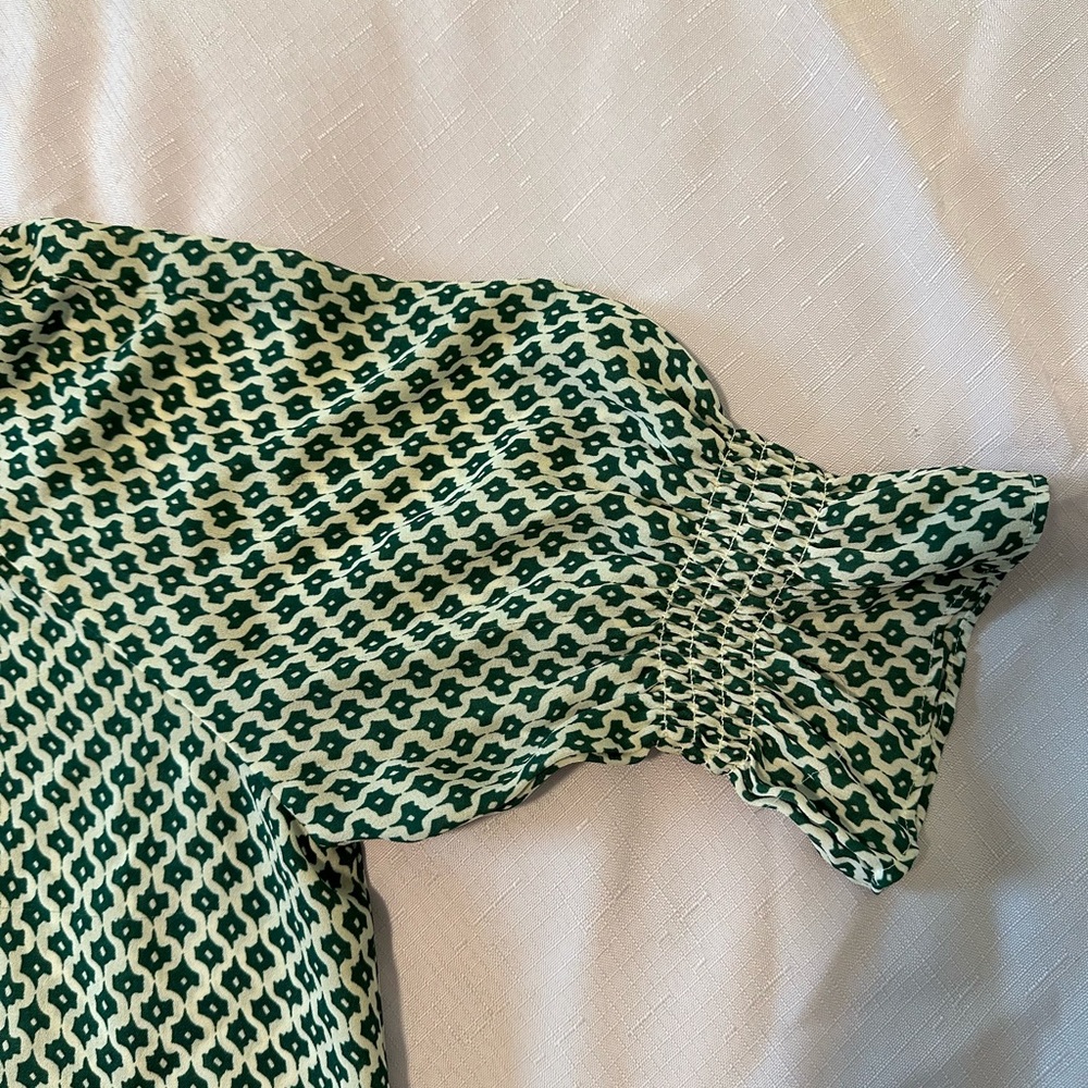 Banana Republic Factory Green/White Dress Shirt View 4